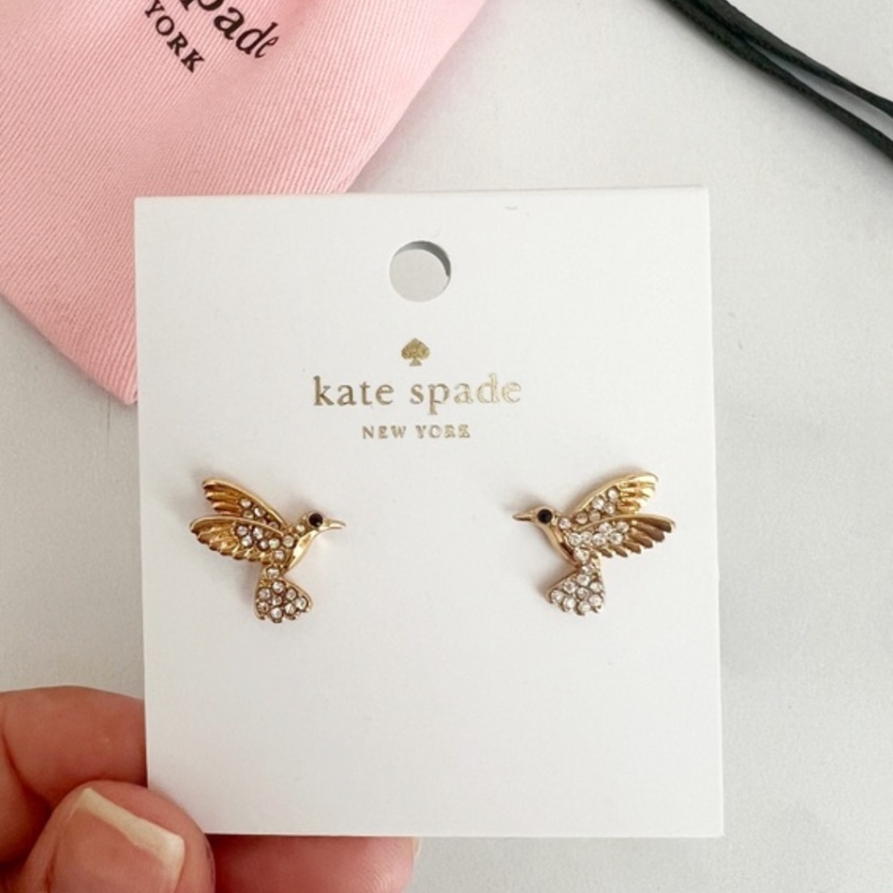 kate spade birdy studs 🌼